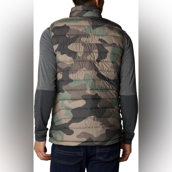 Columbia Mens Powder Lite Vest Camo NWT Size Small - Picture 2 of 9